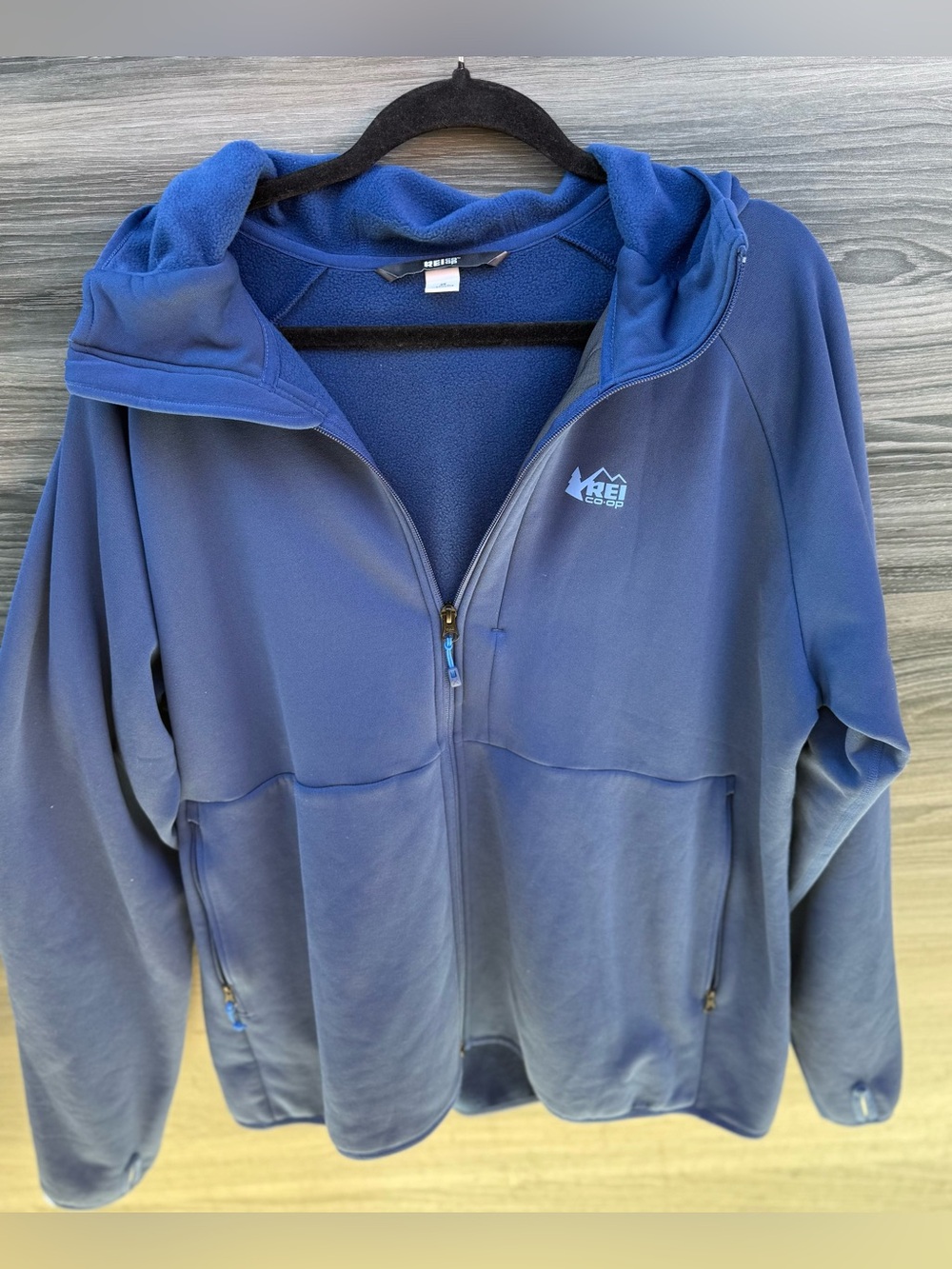 REI Co-op Vintage Style Full Zip Plush Fleece Jacket - Men’s / Plus 3X Blue